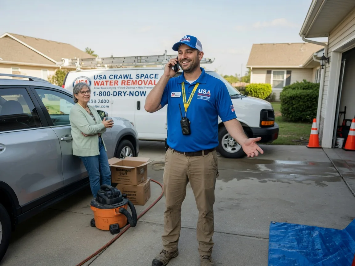 Crawl Space Water Removal Saffell, AR FAQs